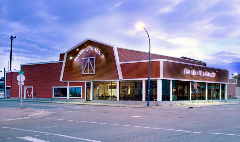 Farmer's Market Building in Grande Prairie, AB